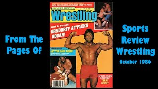 Sports Review Wrestling  October 1986 [upl. by Eyaf]