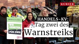 HandelsKV Zweiter Tag des Warnstreiks [upl. by Ycnan186]