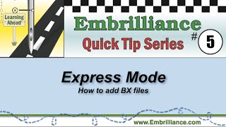 Embrilliance Quick Tip 5  How to Install BX fonts [upl. by Atinauj]