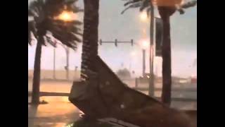 Heavy rain and and thunderstorms in Dubai BBC News [upl. by Guthry969]