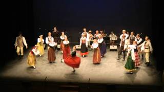 Latvian traditional folk dance Govju kazāks [upl. by Karin]