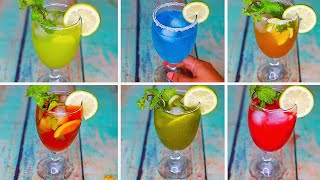 6 Refreshing Summer Drinks  Cold Drinks For Summer  Yummy Summer Drinks Recipe [upl. by Ause]