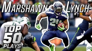 Marshawn Lynch Top 50 Most Astonishing Plays of AllTime  NFL Highlights [upl. by Darken286]