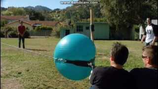 Jackass 3 Exercise Ball Slingshot [upl. by Newol]