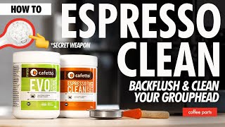 How to clean your Commercial Espresso Coffee Machine with Caffenu Cleaning Tablets [upl. by Temple]