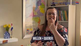 🇳🇱Clase de Holandés la diferencia entre BILLEN WILLEN y WIELEN [upl. by Somerset]