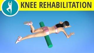 Knee Rehabilitation Exercise for Knee Tendonitis with Foam Roller [upl. by Crutcher49]