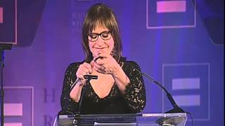 Patti LuPone receives the Ally for Equality Award [upl. by Torrance755]