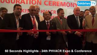 60 seconds highlights of 24th PHVACR Expo amp Conference  Lahore  Pakistan [upl. by Marfe715]