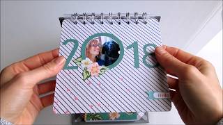 DIY Tutorial calendario de sobremesa con bloc de notas [upl. by Beckett697]