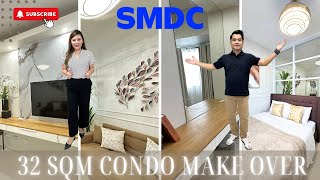 Transforming SMDC 32 sqm Condo into Luxurious HotelInspired Space Shore 3 Residences Mall Of Asia [upl. by Anawot340]