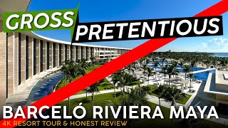 BARCELÓ RIVIERA MAYA Cancun Mexico 🇲🇽 4K Resort Tour amp Review 🇲🇽 Big Box BIG NO 🤢 [upl. by Eilyw504]