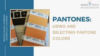 Using and Selecting Pantone Colors [upl. by Ayekahs]