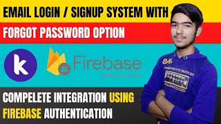 29 How to Add LoginSignup with Firebase Authentication with forgot password option in Kodular [upl. by Nawed30]