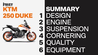 2024 KTM 250 Duke First Ride Quick Summary  MotorInc First S01E20 [upl. by Nalym]