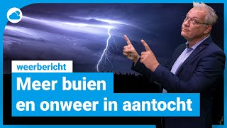 Weerbericht komende dagen meer buien en onweer [upl. by Laing229]