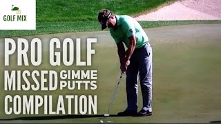 PGA Golf Missed Gimme Putts Updated 2020 [upl. by Stortz816]