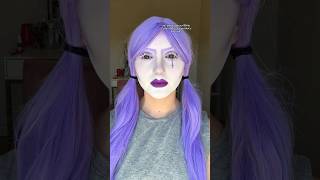 Lilac Pastel Goth Makeup Transformation 😍 [upl. by Hattie]