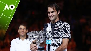 Your 2017 Champion Roger Federer  Australian Open 2017 [upl. by Ringo918]