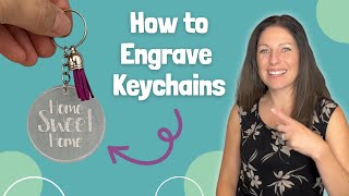 Engraving Acrylic Keychains with Perfect Alignment with the Cricut Maker [upl. by Qooraf45]