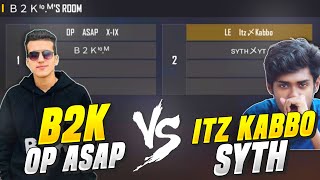 B2K VS Itz Kabbo amp Syth  প্রথম বাংলাদেশী হিসাবে Born 2 Kill এর সাথে Custom Match  Free Fire [upl. by Sivrat]