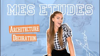 BILAN de mes études en ARCHITECTURE DINTERIEUR [upl. by Bonnice]