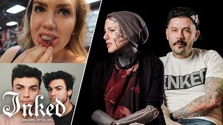 Tattoo Artists React To YouTubers Tattoos 2  Tattoo Artists Answer [upl. by Atniuqal486]