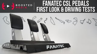 Fanatec CSL Pedals  Detailed First Look amp Driving Tests [upl. by Frechette281]