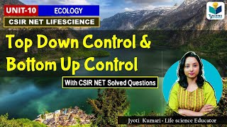 TOP DOWN AND BOTTOM UP ECOLOGICAL CONTROL  CSIR NET  ECOLOGY UNIT [upl. by Niu481]