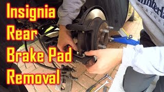 Opel Vauxhall Insignia Rear Brake Pad Removal amp Refit Guide [upl. by Siuol]