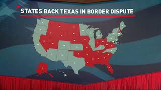 Support grows for Texas as 25 governors join a united front with Texas in border dispute [upl. by Risa]