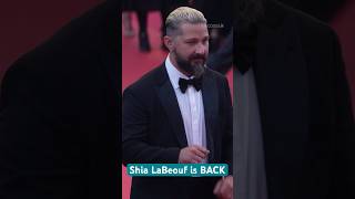 Shia LaBeouf returned to the red carpet for the first time in years  slomo cannes megalopolis [upl. by Annabal981]