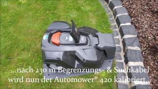 Husqvarna Automower®  Installation der Automower® 420 amp 310 [upl. by Ulita389]