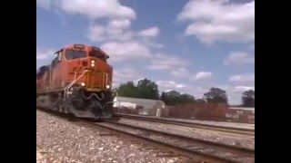 BNSF 7099 West Lockport Illinois [upl. by Mercado188]