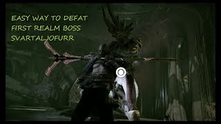 god of war easy way to defeat svartaljofurr [upl. by Lissner]