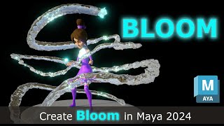 Create Stunning Bloom Renders in Maya 2024  Bloom Vignette amp Fog Effects Tutorial [upl. by Cheslie]