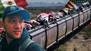 Surviving the Migrant Death Train to the US Border🇲🇽🇺🇸 [upl. by Ahern]