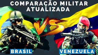 Comparação militar ATUALIZADA quem tem MAIS PODER MILITAR as Forças Armadas do BRASIL ou VENEZUELA [upl. by Nere467]