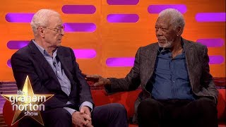 Sir Michael Caine amp Morgan Freeman Discuss Acting Techniques  The Graham Norton Show [upl. by Adamina]