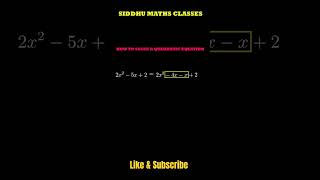 Solving a Quadratic Equation [upl. by Farrell577]