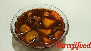 आम का मीठा अचार बनाने का आसान तरीका  Aam ka Mitha Achar  Keri nu Athanu  Gol Keri Recipe [upl. by Yenahc]