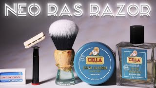 NEO RAS RAZOR CERAMIC Cella Organic мыло и лосьон Yaqi Каверна в Озере  HomeLike Shaving [upl. by Retsek250]