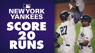 Yankees put up 20 RUNS 😱 on Blue Jays in crazy game [upl. by Vaughn91]