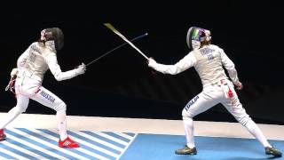 World Team Fencing Championships 2016 Rio  Womens Foil Gold match ITA vs RUS [upl. by Nailluj415]