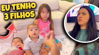 MÃE DE TRÊS FILHOS POR UMA NOITE novelinha 😱😱😱 [upl. by Serafina]