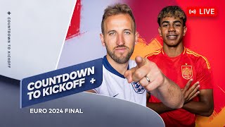 LIVE from Berlin Its EURO 2024 FINAL time with Spain v England  Countdown to Kickoff [upl. by Heather]