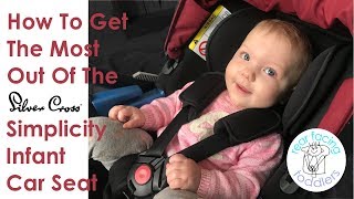 How to fit the Silver Cross Simplicity car seat with a belt  Baby Lady [upl. by Uol]