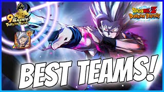 BEST TEAMS for LR STR Beast Gohan on GLOBAL Lots of options Guide 9th Anniversary Dokkan Battle [upl. by Yahsan399]