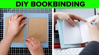 DIY Hard Cover Bookbinding [upl. by Vergil]