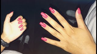 ROUTINE ONGLES LONGS  SOINS VERNIS [upl. by Danita]